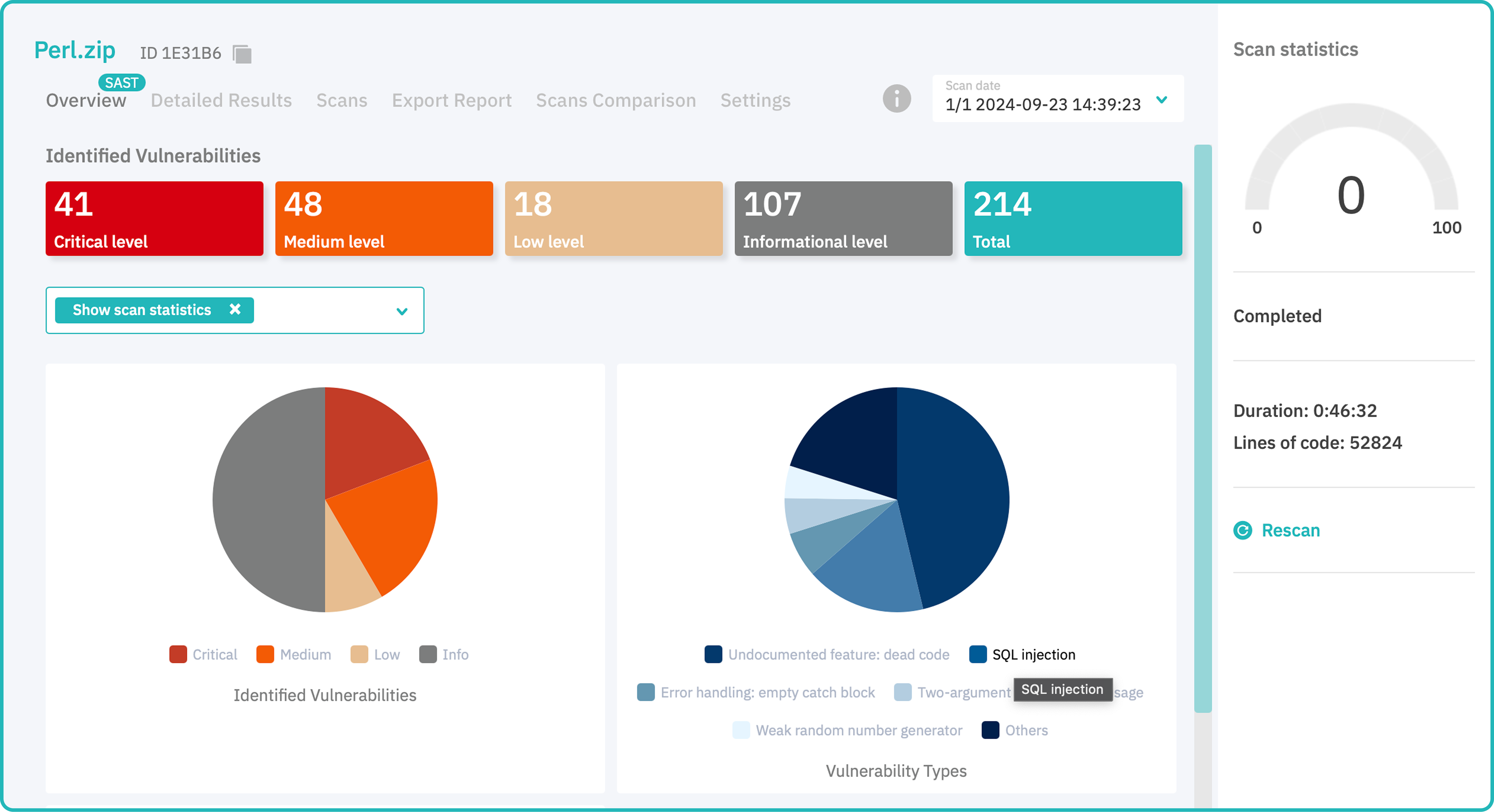 DerScanner SAST with Perl support