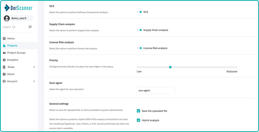 Supply Chain Risks & Software Composition Analysis in DerScanner