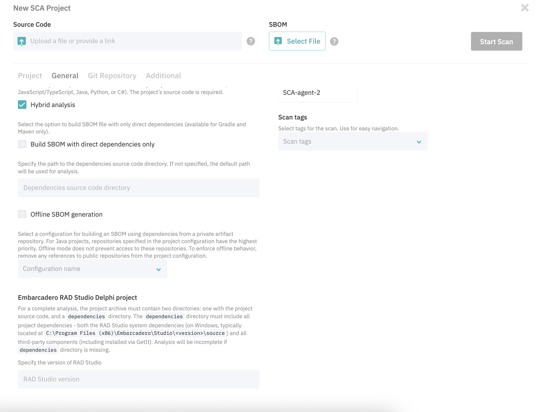 DerScanner allows to generate SBOMs without Internet access